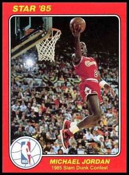 1985 Star Slam Dunk Supers 5 Michael Jordan